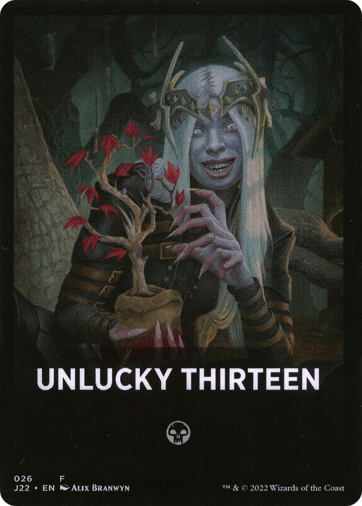 Unlucky Thirteen Theme Card [Jumpstart 2022 Front Cards] | North Game Den