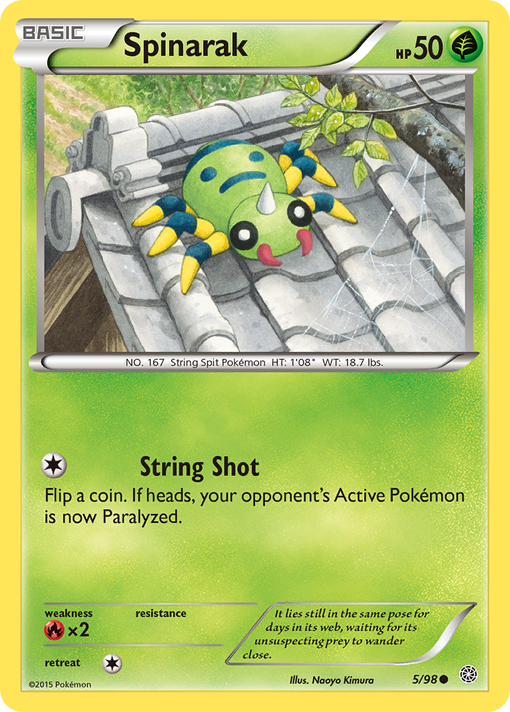 Spinarak (5/98) [XY: Ancient Origins] | North Game Den