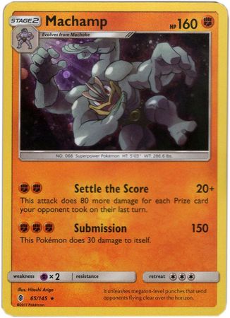 Machamp (65/145) (Cosmos Holo) [Sun & Moon: Guardians Rising] | North Game Den