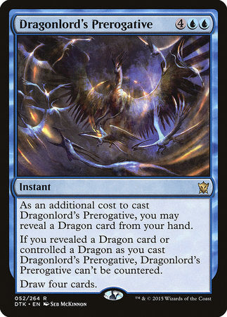 Dragonlord's Prerogative [Dragons of Tarkir] | North Game Den