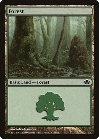 Forest (28) [Duel Decks: Garruk vs. Liliana] | North Game Den