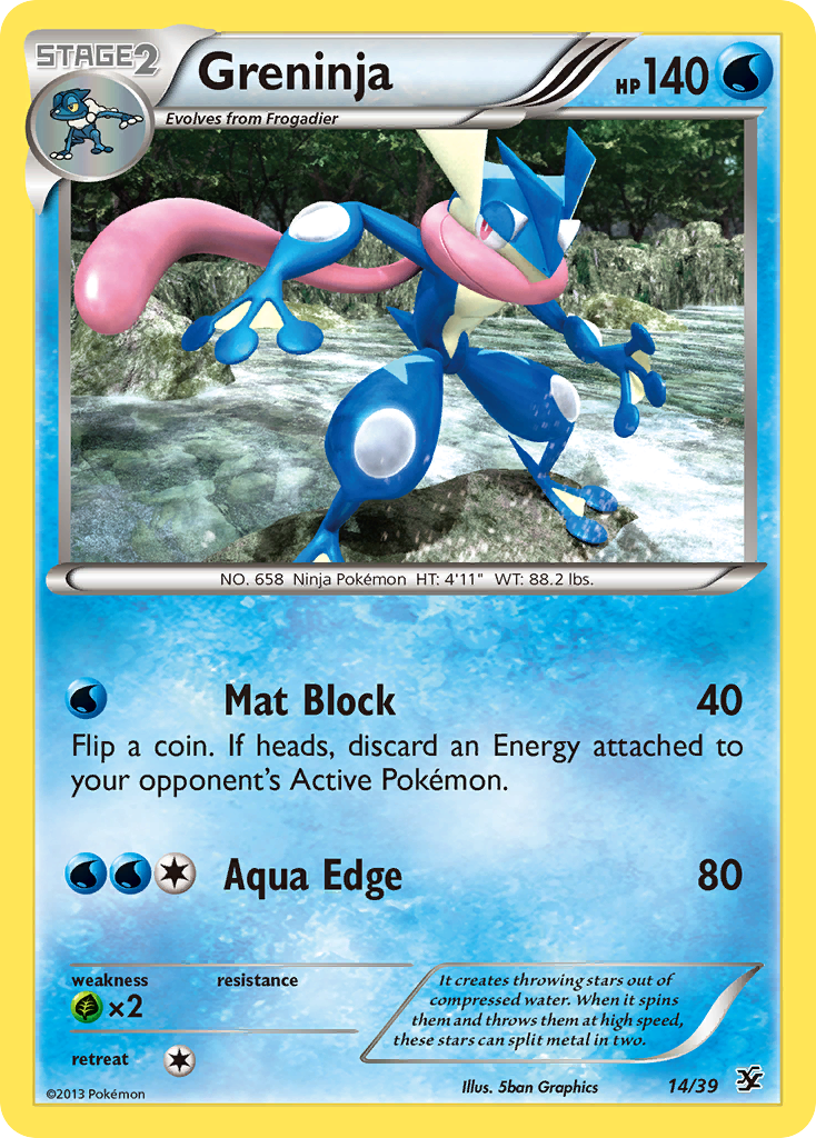 Greninja (14/39) [XY: Kalos Starter Set] | North Game Den