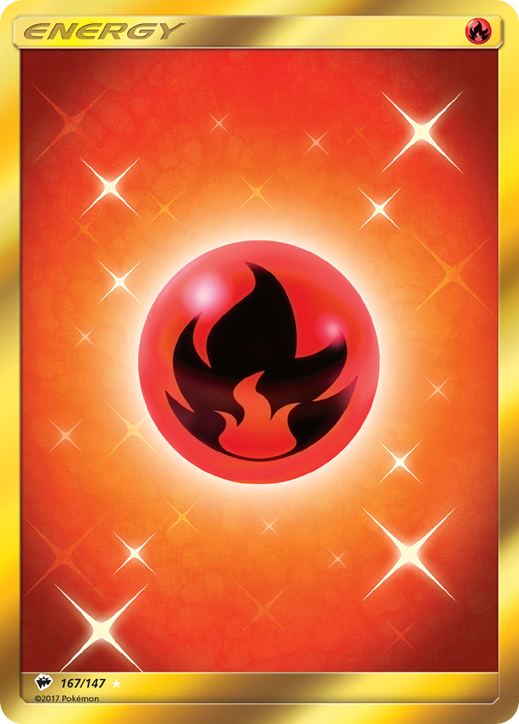 Fire Energy (167/147) [Sun & Moon: Burning Shadows] | North Game Den