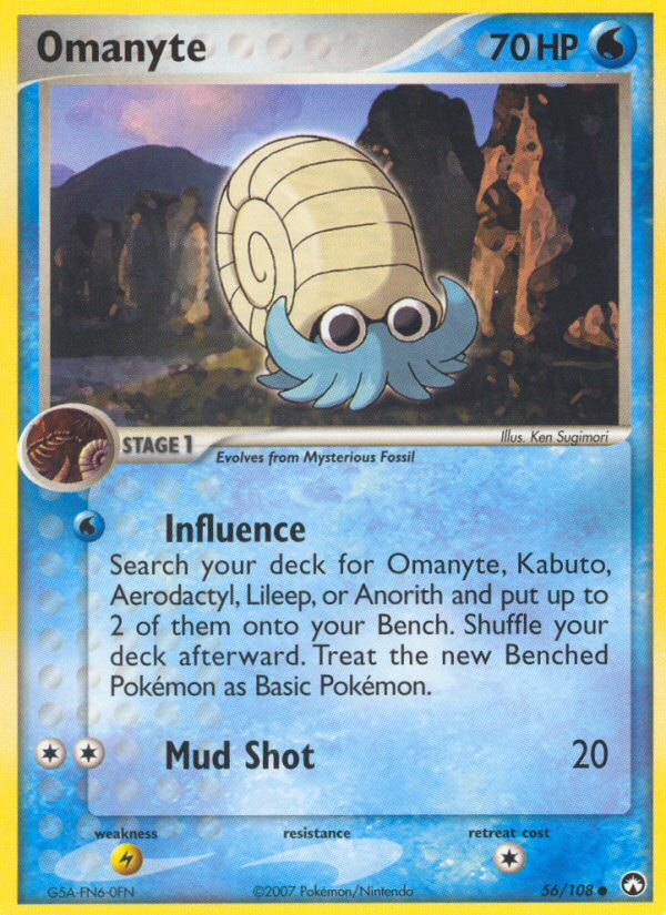 Omanyte (56/108) [EX: Power Keepers] | North Game Den