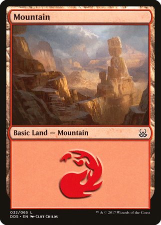 Mountain (32) [Duel Decks: Mind vs. Might] | North Game Den