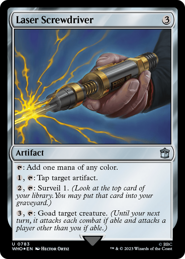 Laser Screwdriver (Surge Foil) [Doctor Who] | North Game Den