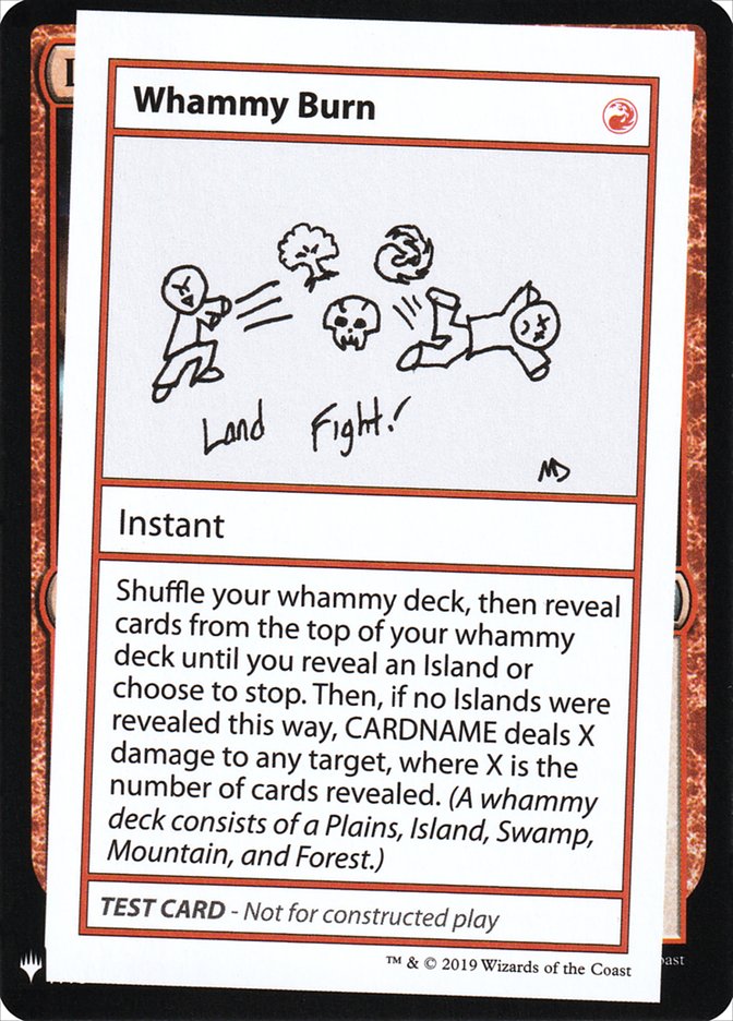 Whammy Burn [Mystery Booster Playtest Cards] | North Game Den
