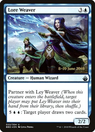 Lore Weaver [Battlebond Promos] | North Game Den