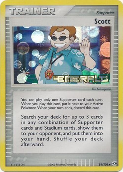 Scott (84/106) (Stamped) [EX: Emerald] | North Game Den