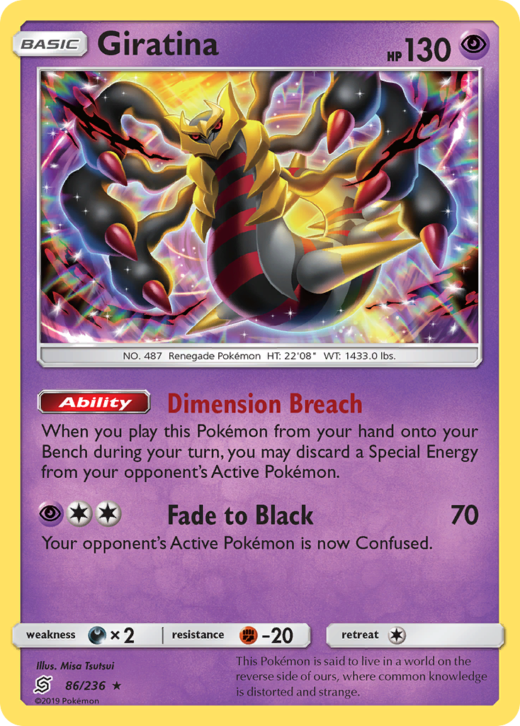 Giratina (86/236) [Sun & Moon: Unified Minds] | North Game Den