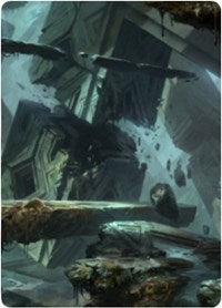 Swamp 3 Art Card [Zendikar Rising Art Series] | North Game Den