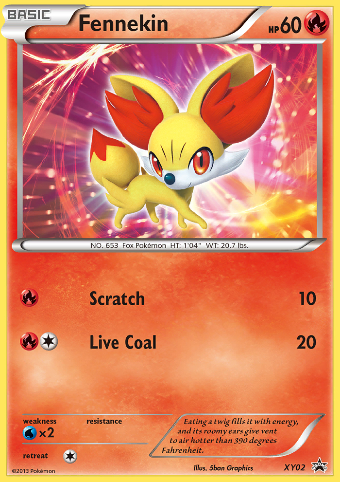 Fennekin (XY02) [XY: Black Star Promos] | North Game Den