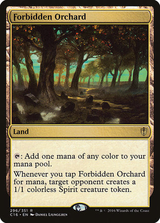 Forbidden Orchard [Commander 2016] | North Game Den