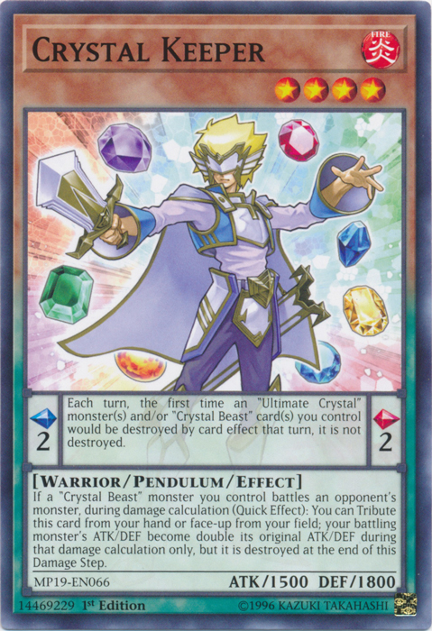 Crystal Keeper [MP19-EN066] Common | North Game Den