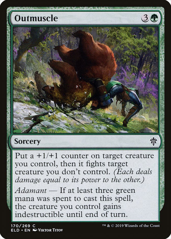 Outmuscle [Throne of Eldraine] | North Game Den