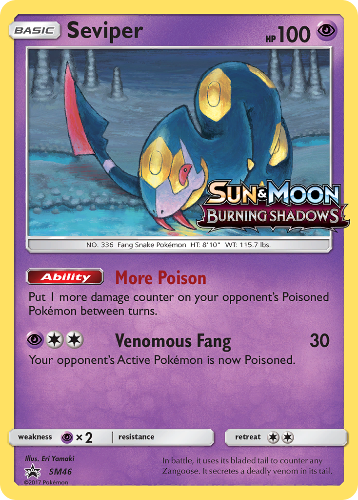 Seviper (SM46) [Sun & Moon: Black Star Promos] | North Game Den