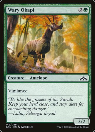 Wary Okapi [Guilds of Ravnica] | North Game Den