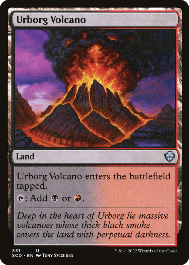 Urborg Volcano [Starter Commander Decks] | North Game Den