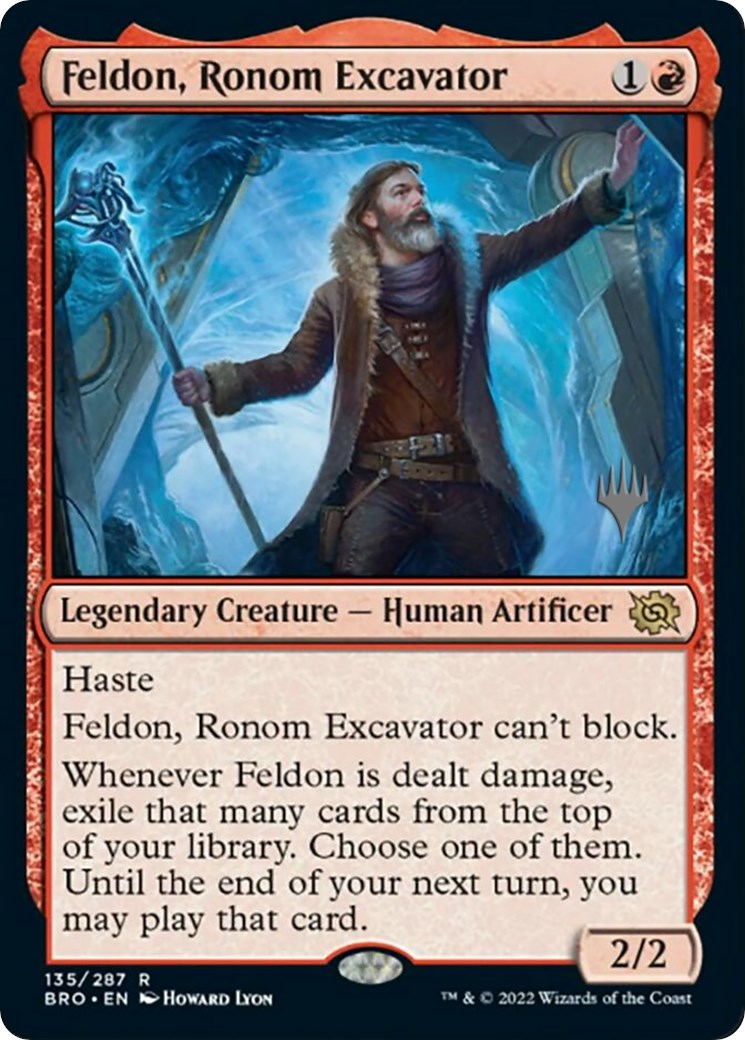 Feldon, Ronom Excavator (Promo Pack) [The Brothers' War Promos] | North Game Den