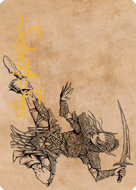 Lae'zel, Vlaakith's Champion Art Card (Gold-Stamped Signature) [Commander Legends: Battle for Baldur's Gate Art Series] | North Game Den