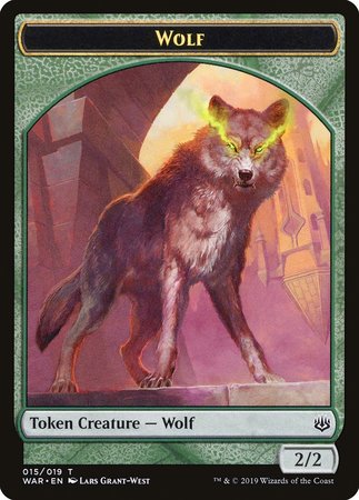 Wolf Token [War of the Spark Tokens] | North Game Den