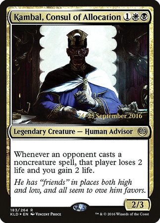 Kambal, Consul of Allocation [Kaladesh Promos] | North Game Den