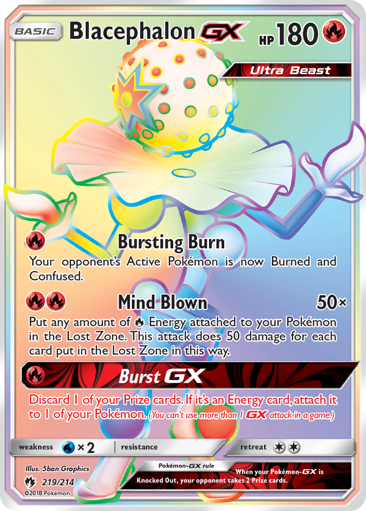 Blacephalon GX (219/214) [Sun & Moon: Lost Thunder] | North Game Den