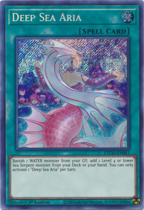 Deep Sea Aria [ETCO-EN061] Secret Rare | North Game Den