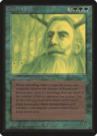 Gaea's Liege [Limited Edition Beta] | North Game Den