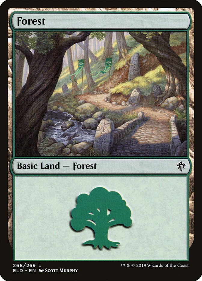 Forest (268) [Throne of Eldraine] | North Game Den