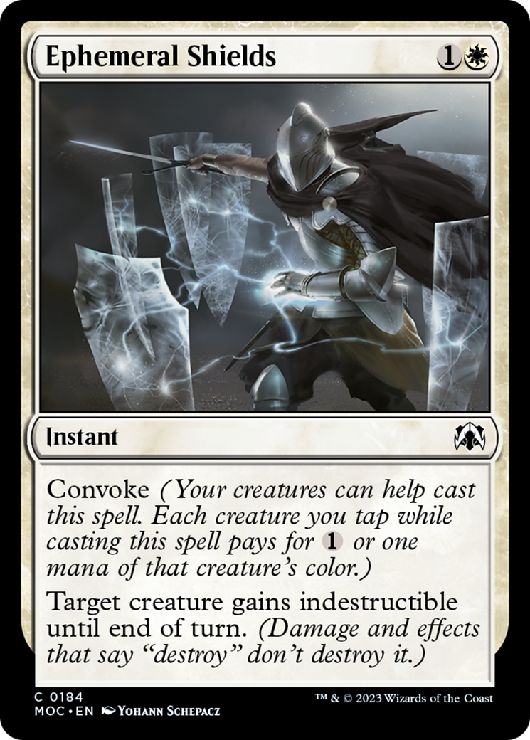 Ephemeral Shields [March of the Machine Commander] | North Game Den