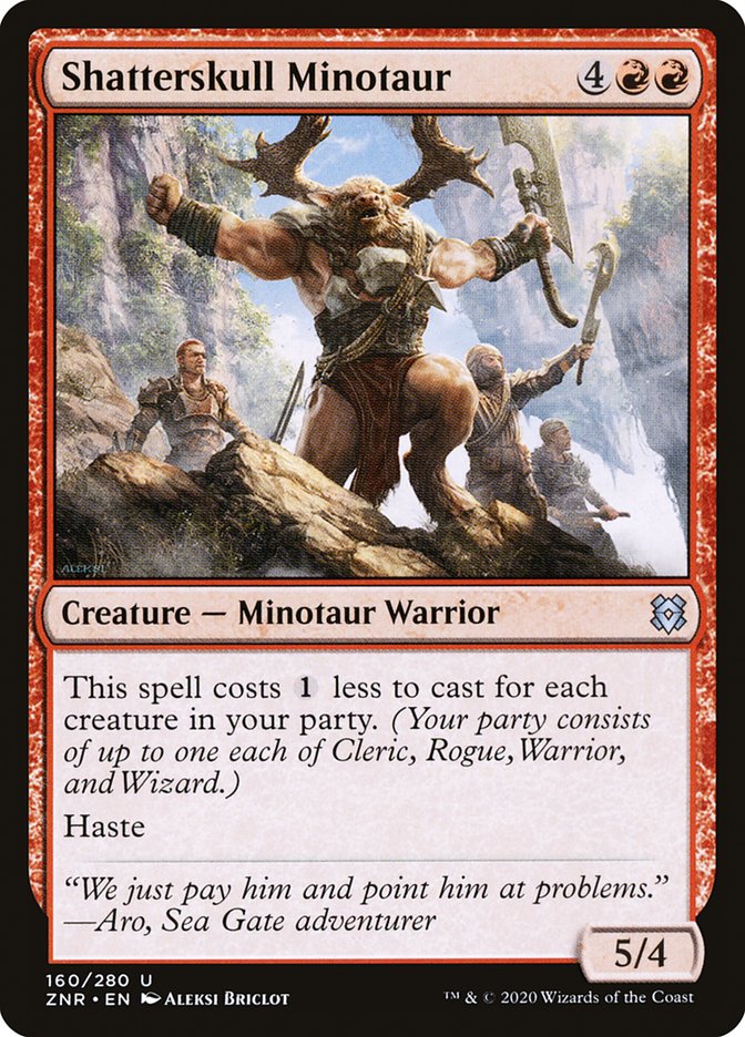 Shatterskull Minotaur [Zendikar Rising] | North Game Den