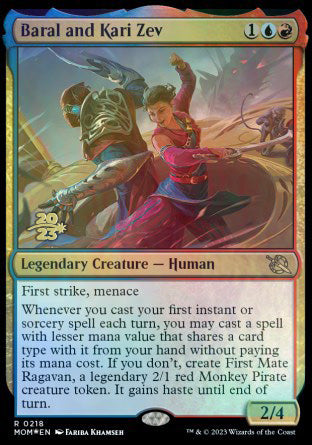 Baral and Kari Zev [March of the Machine Prerelease Promos] | North Game Den