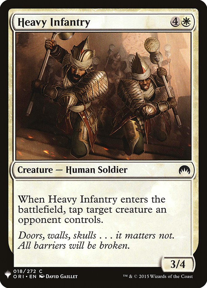 Heavy Infantry [Mystery Booster] | North Game Den