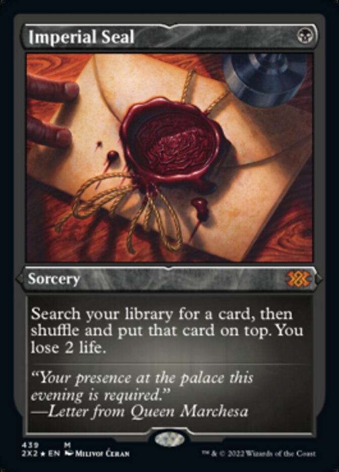 Imperial Seal (Foil Etched) [Double Masters 2022] | North Game Den