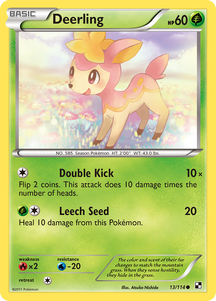 Deerling (13/114) [Black & White: Base Set] | North Game Den