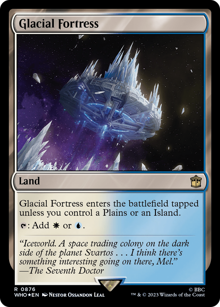 Glacial Fortress (Surge Foil) [Doctor Who] | North Game Den