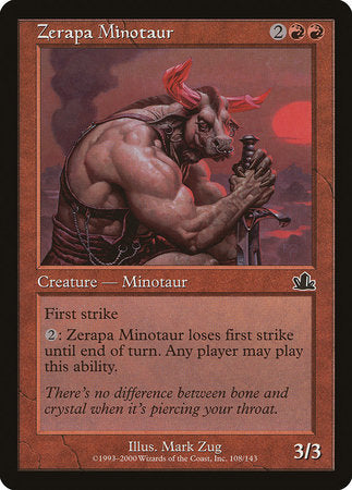 Zerapa Minotaur [Prophecy] | North Game Den