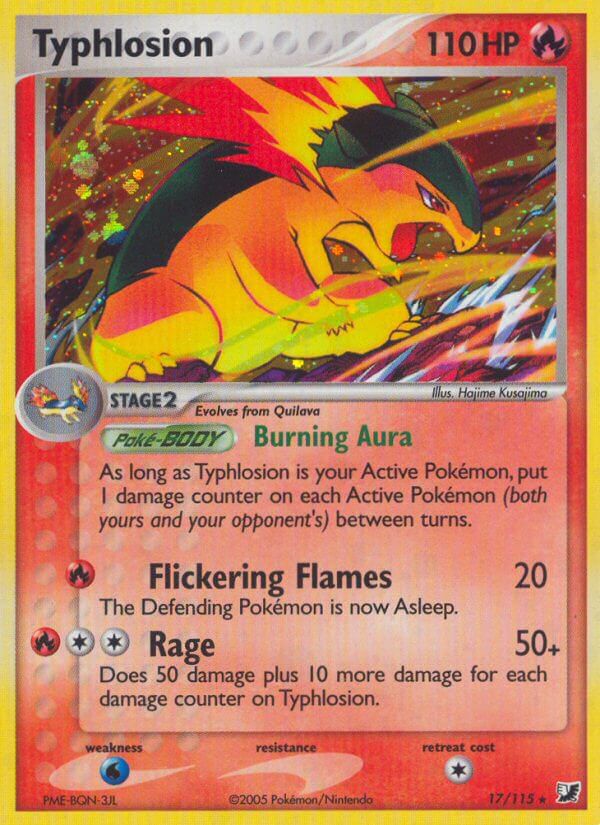 Typhlosion(17/115) (Theme Deck Exclusive) [EX: Unseen Forces] | North Game Den