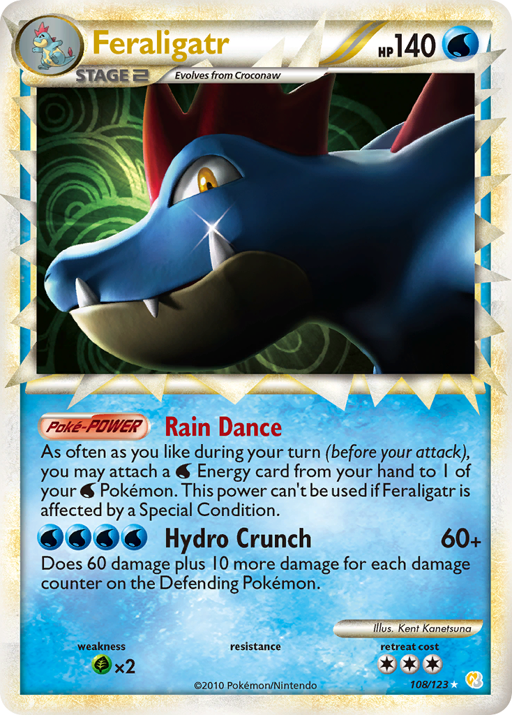 Feraligatr (108/123) [HeartGold & SoulSilver: Base Set] | North Game Den