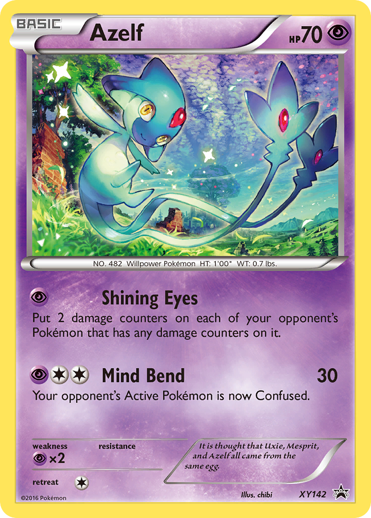 Azelf (XY142) [XY: Black Star Promos] | North Game Den