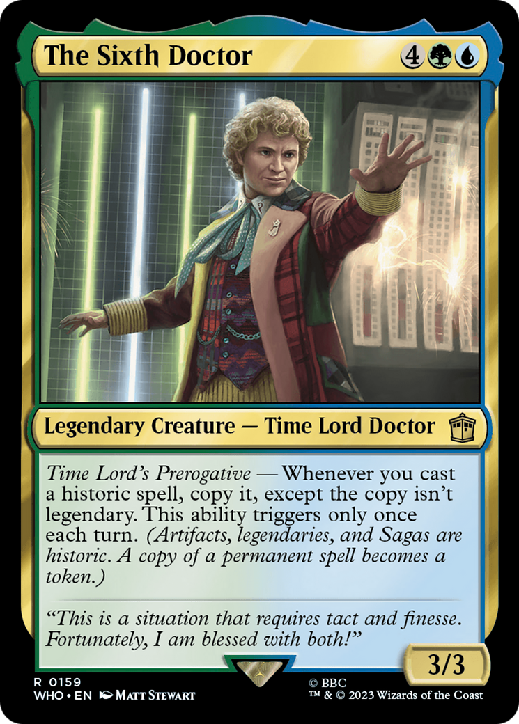 The Sixth Doctor [Doctor Who] | North Game Den