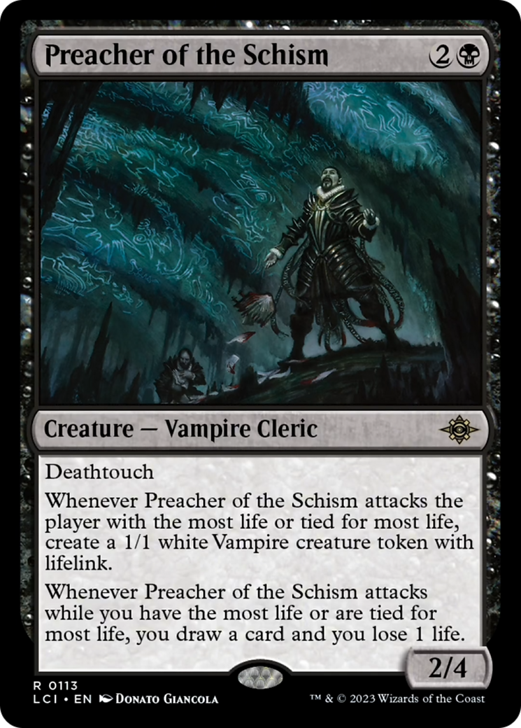 Preacher of the Schism (Extended Art) [The Lost Caverns of Ixalan] | North Game Den