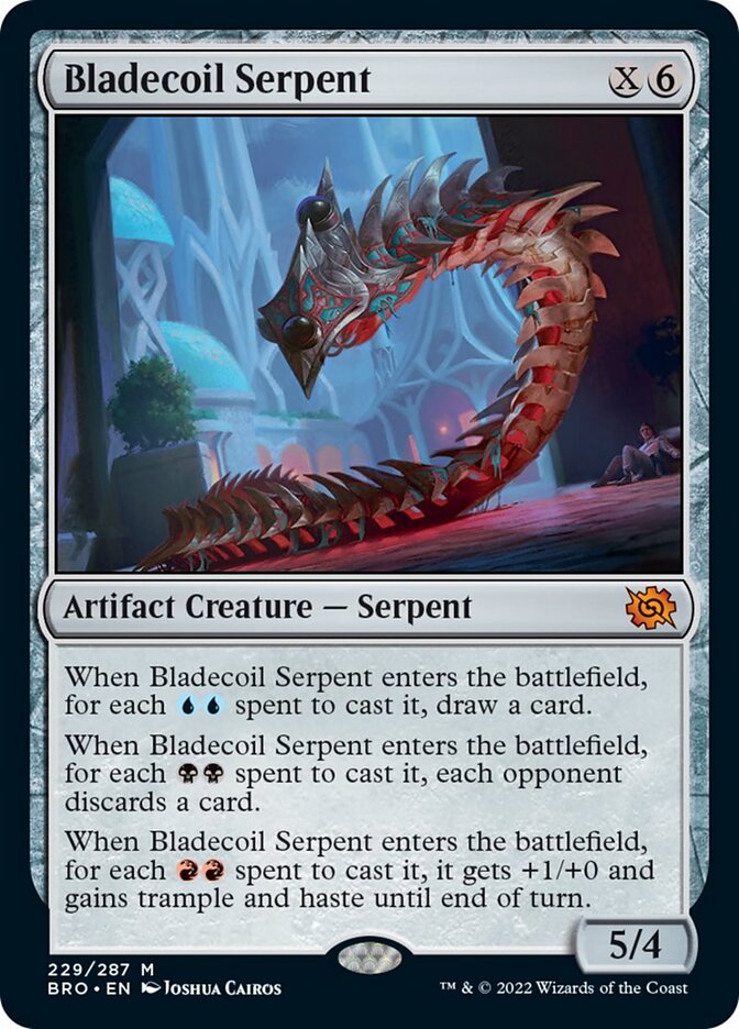 Bladecoil Serpent (Promo Pack) [The Brothers' War Promos] | North Game Den