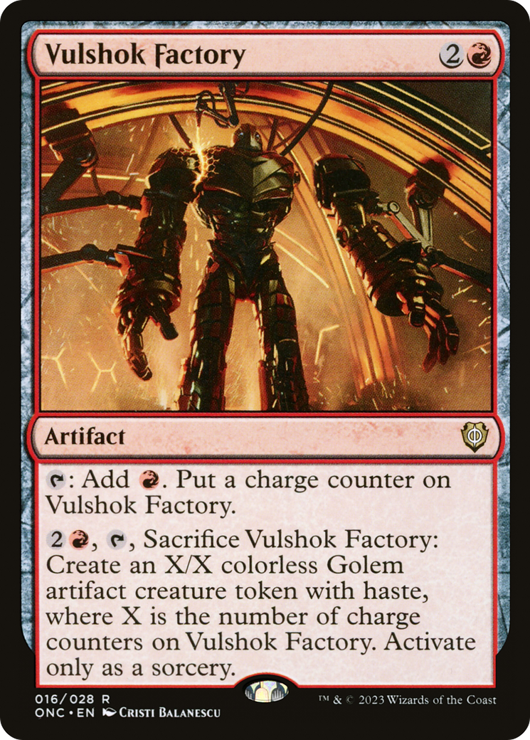 Vulshok Factory [Phyrexia: All Will Be One Commander] | North Game Den