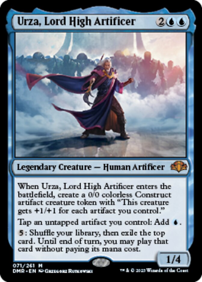 Urza, Lord High Artificer [Dominaria Remastered] | North Game Den