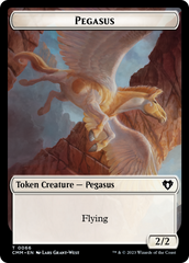 Copy (54) // Pegasus Double-Sided Token [Commander Masters Tokens] | North Game Den