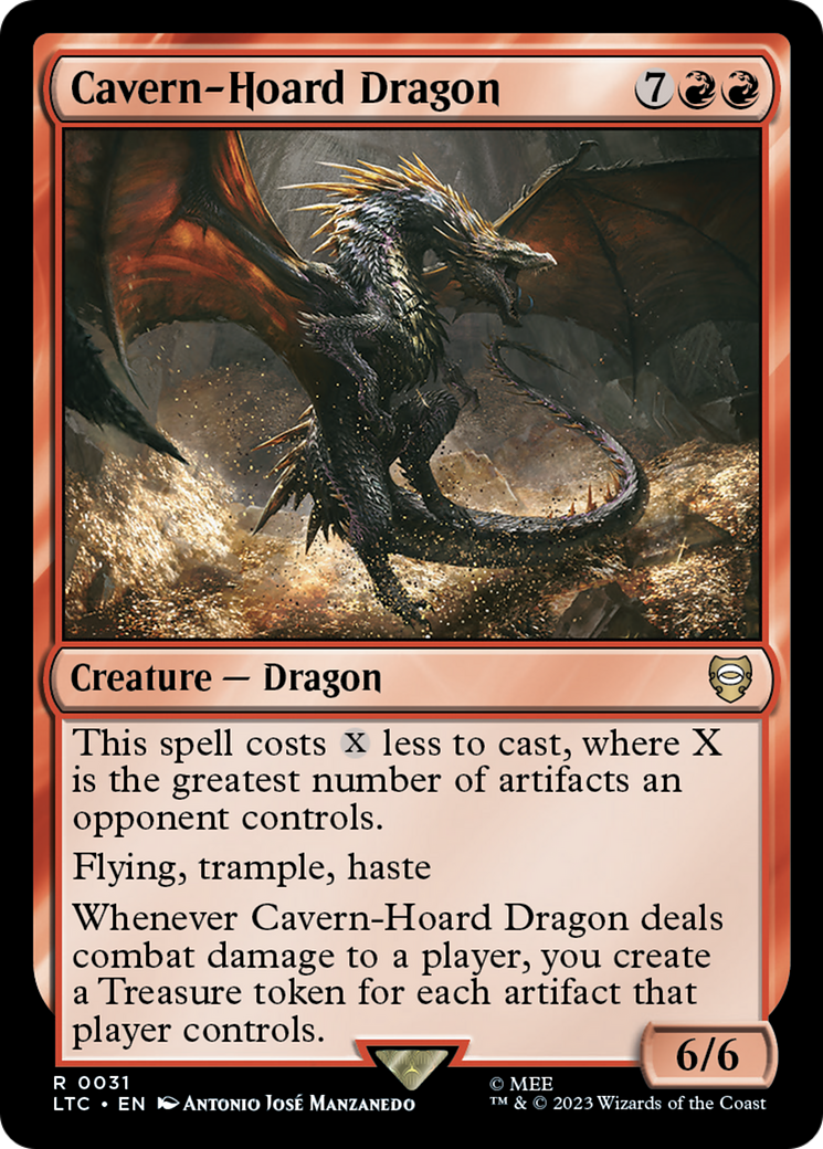 Cavern-Hoard Dragon [The Lord of the Rings: Tales of Middle-Earth Commander] | North Game Den