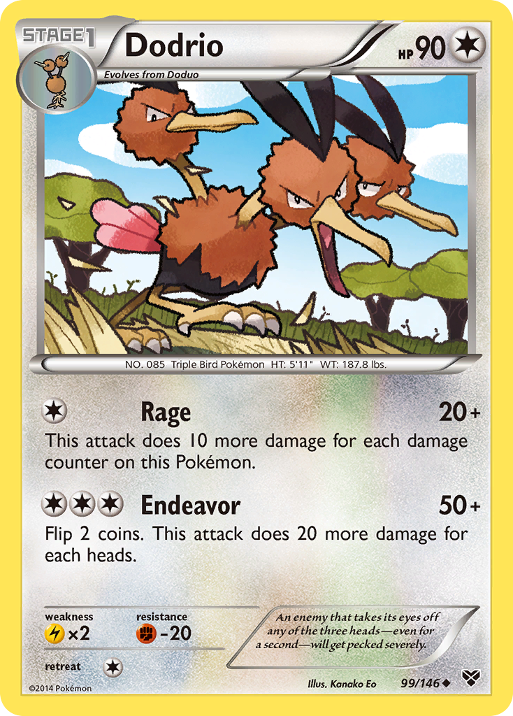 Dodrio (99/146) [XY: Base Set] | North Game Den