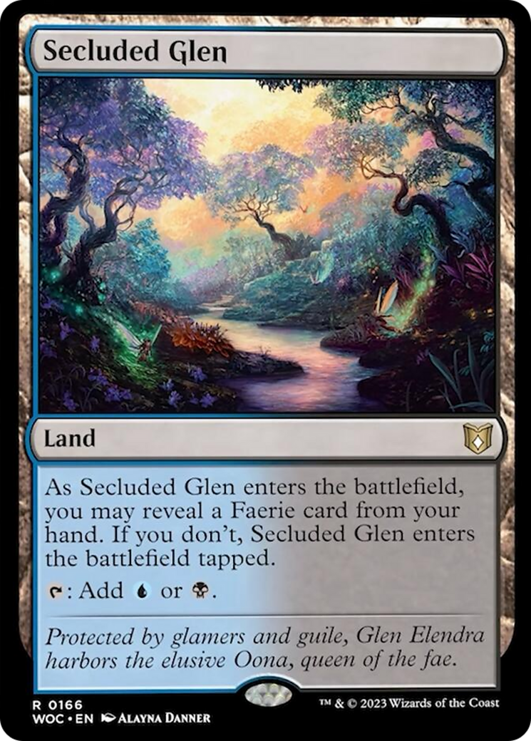Secluded Glen [Wilds of Eldraine Commander] | North Game Den